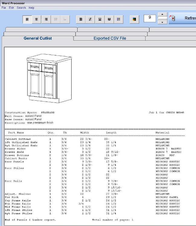 cabinet maker software